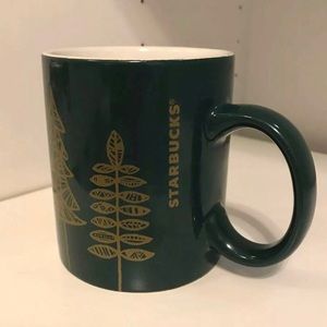 Starbucks 2015 Christmas Tree Coffee Cup Mug Green